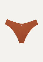 Bikini Hose „Calima“ in Kastanienbraun Piqué