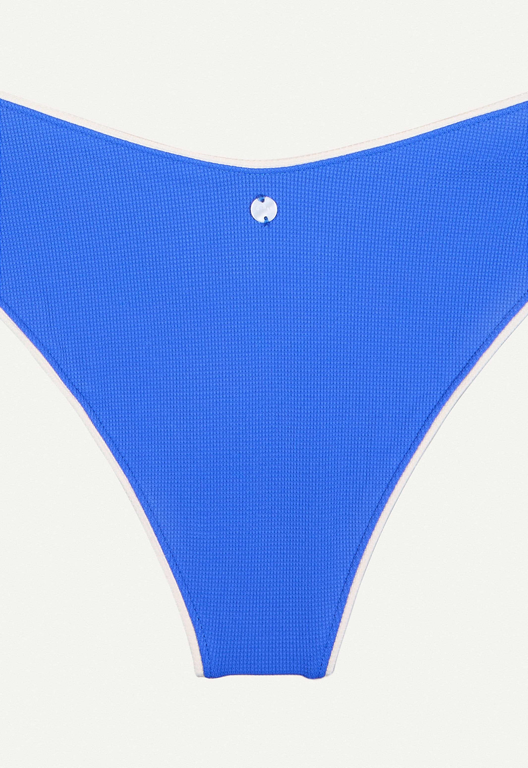 Bikini Hose „Calima“ in Tiefseeblau Piqué