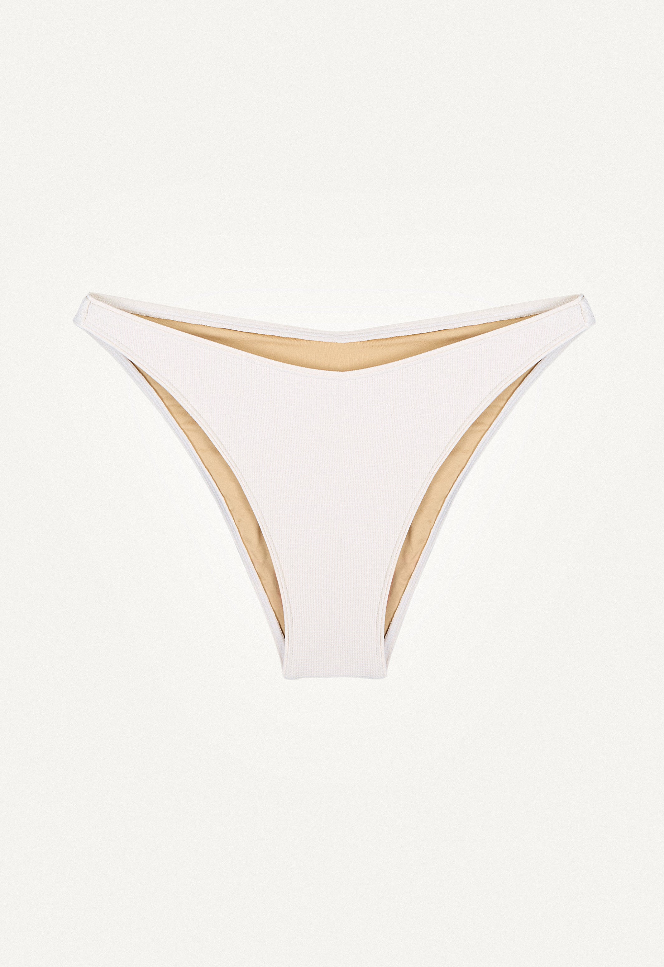 Bikini Hose „Notos“ in Cremeweiss Piqué