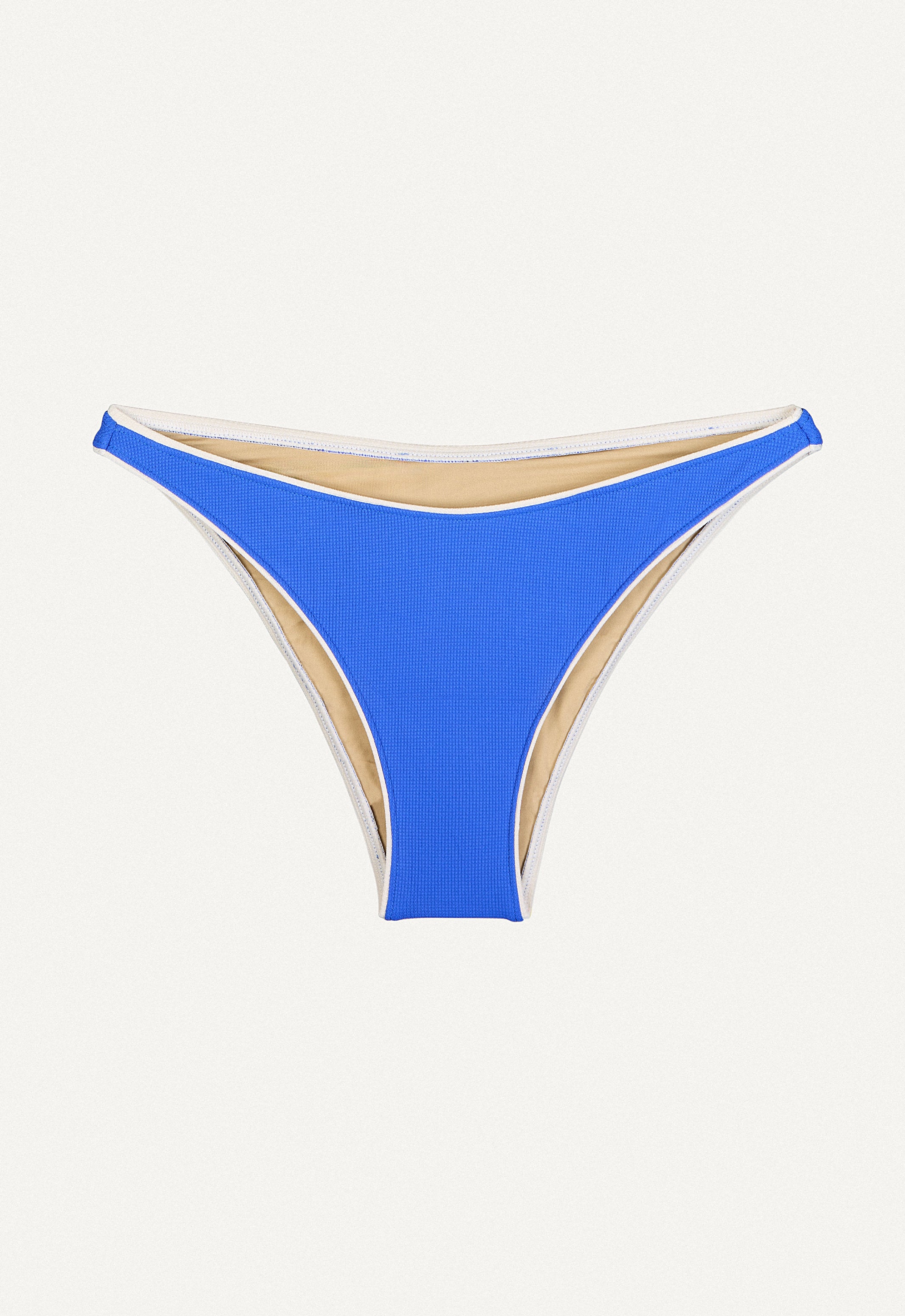 Bikini Hose „Notos“ in Tiefseeblau Piqué