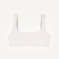 Bikini Top "Vento" in cream white pique