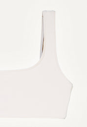 Bikini Oberteil „Vento“ in Cremeweiss Piqué