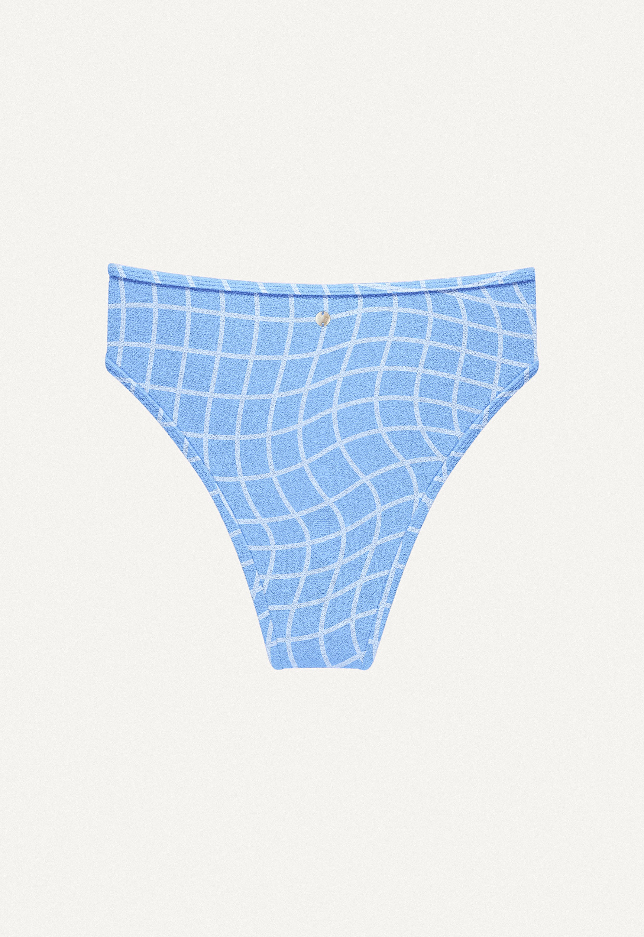 Bikini Hose „Calima“ in Blue Pool Print Frottee