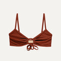 Bikini Top "Joran" in terracotta terry