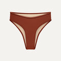 Bikini Bottom "Calima" in terracotta terry