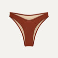 Bikini Bottom "Notos" in terracotta terry