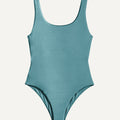 Swimsuit "Zephyr" ice blue shine