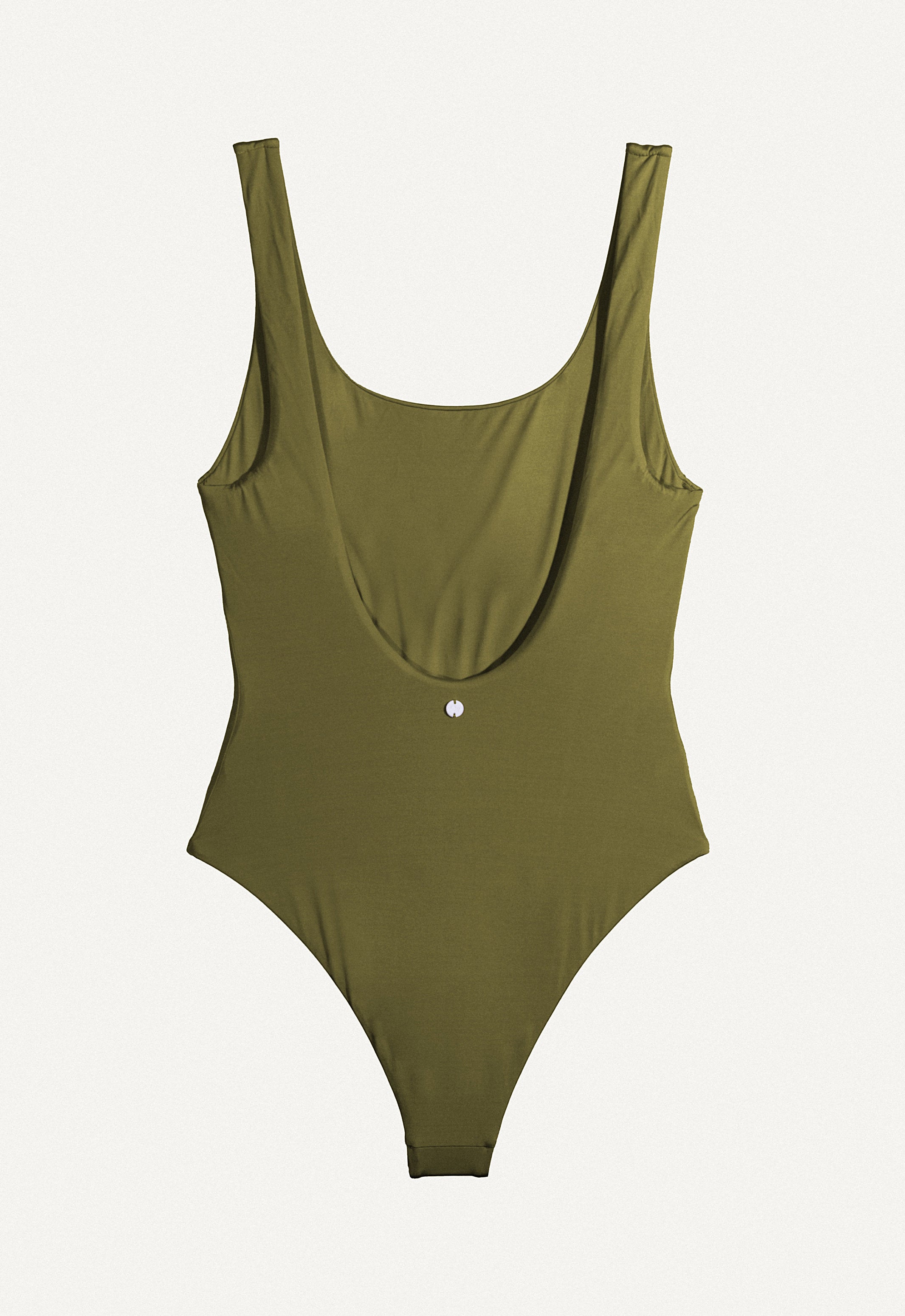 Swimsuit "Zephyr" pine green shine