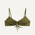 Bikini Top "Joran" pine green shine