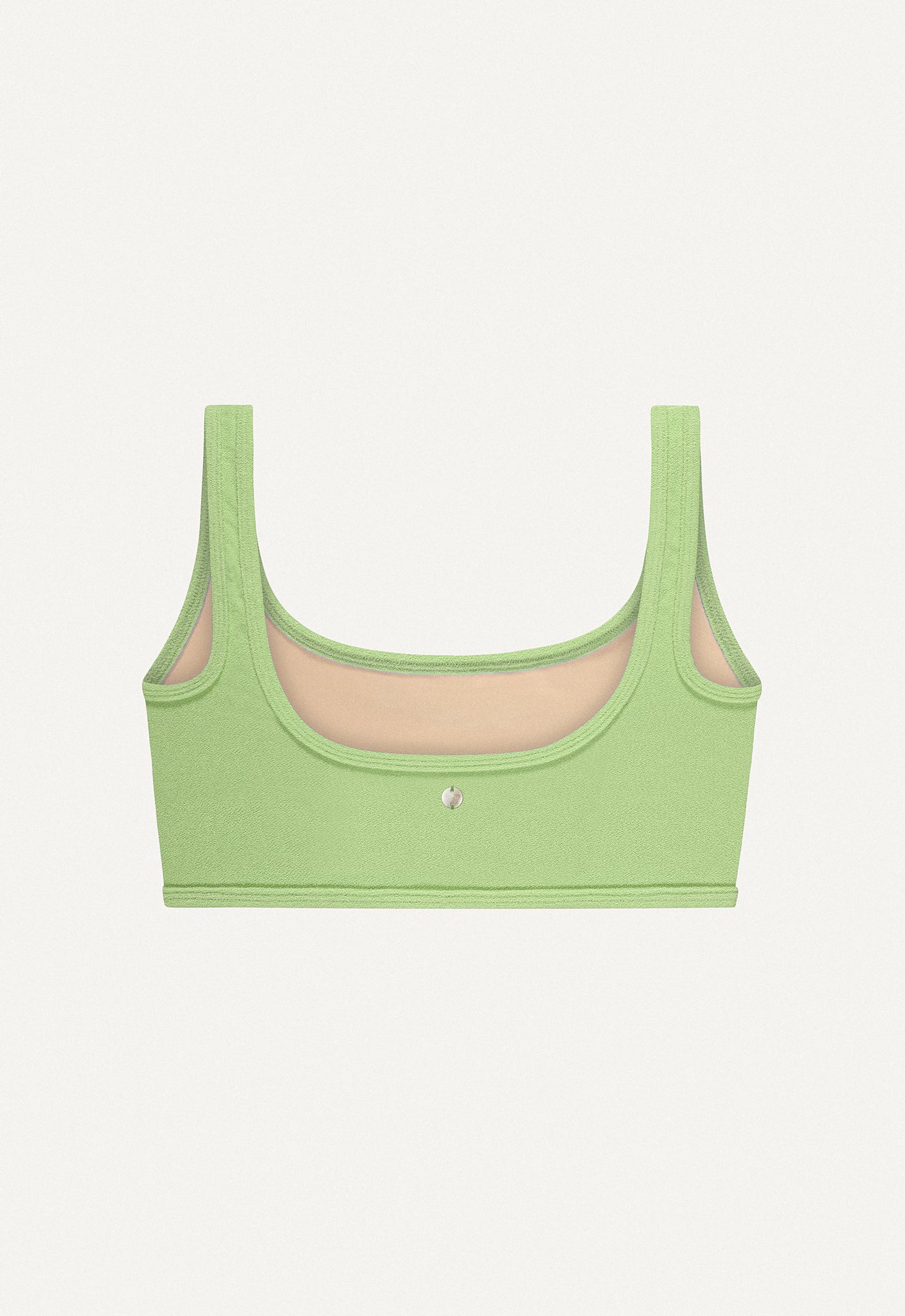 Bikini Top “Vento” in linden green terry