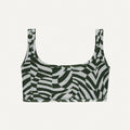 Bikini Top “Vento” in unreal zebra print
