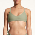 Surf Bikini Top "Dace" in sage green
