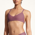 Surf Bikini Top "Dace" in sunset purple