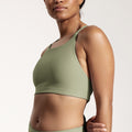 Surf Bikini Top "Goby" in sage green
