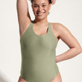 Surf Swimsuit "Kelt" in sage green