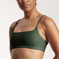 Surf Bikini Top "Buri" in dark green