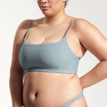 Surf Bikini Top "Buri" in ice blue
