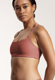 Surf Bikini Oberteil „Buri“ in Lehmrot