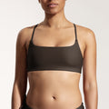 Surf Bikini Top "Buri" in dark brown