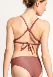 Surf Bikini Oberteil „Dace“ in Lehmrot