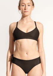 Surf Bikini Oberteil „Dace“ in Dunkelbraun