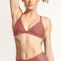 Surf Bikini Top "Esox" in clay red