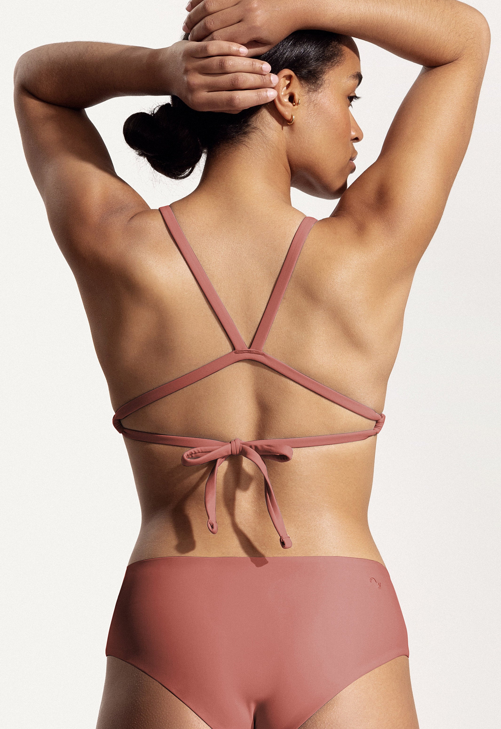 Surf Bikini Oberteil „Esox“ in Lehmrot