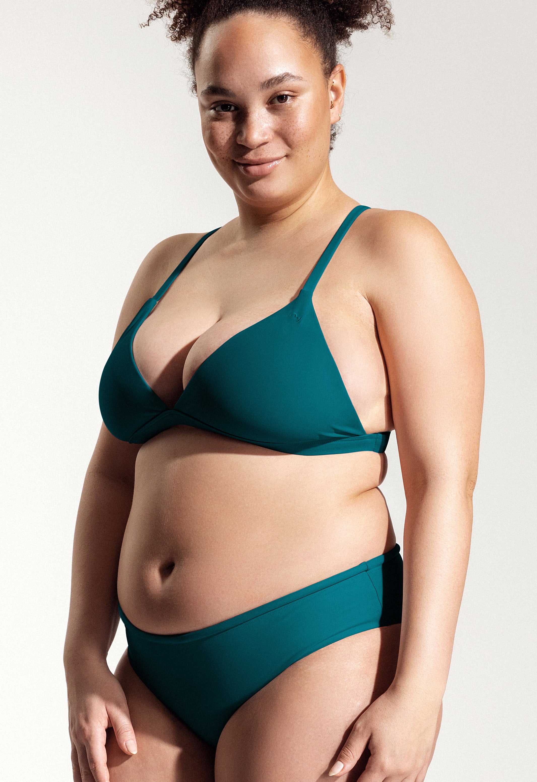 Surf Bikini Oberteil „Esox“ in Petrolblau