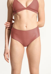 Surf Bikini Hose „Fugu“ in Lehmrot -s-b