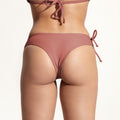 Surf Bikini Bottom "Tope" in clay red