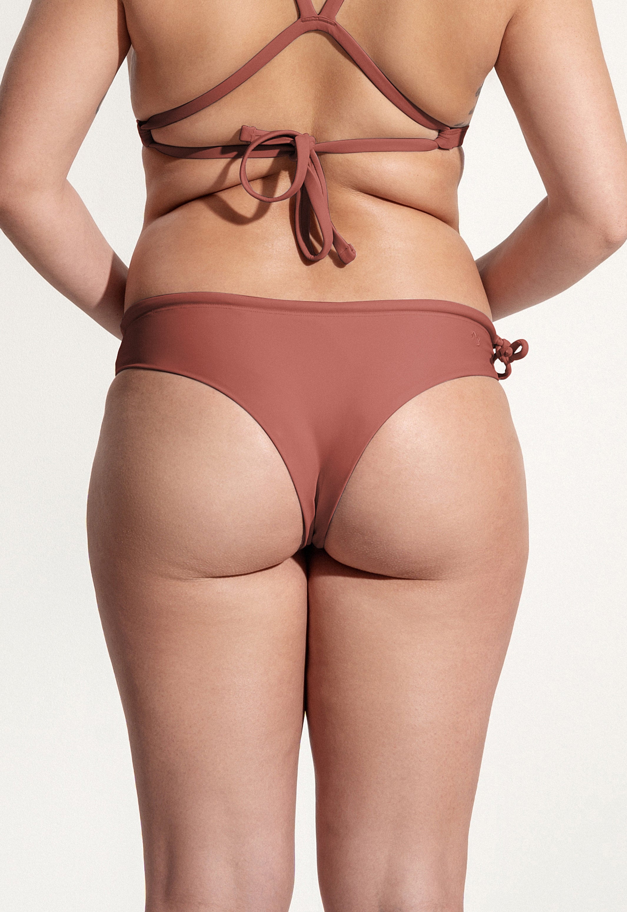 Surf Bikini Hose „Tope“ in Lehmrot