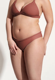 Surf Bikini Hose „Tope“ in Lehmrot