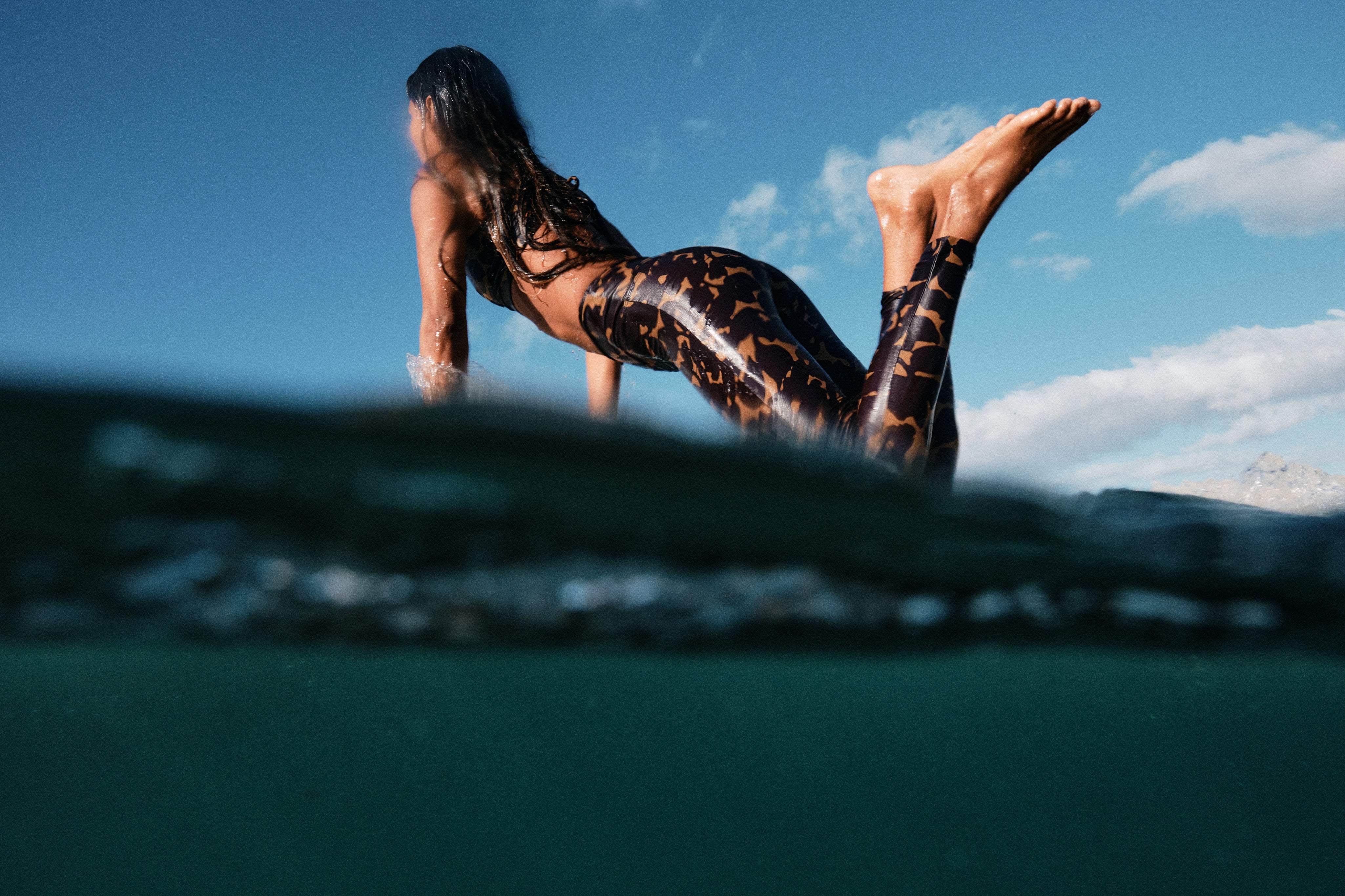 Hurley Nascar Color Blocked Surf Leggings Black | Xtremeinn