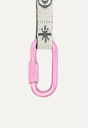 Oy Lanyard mit pinkem Karabiner