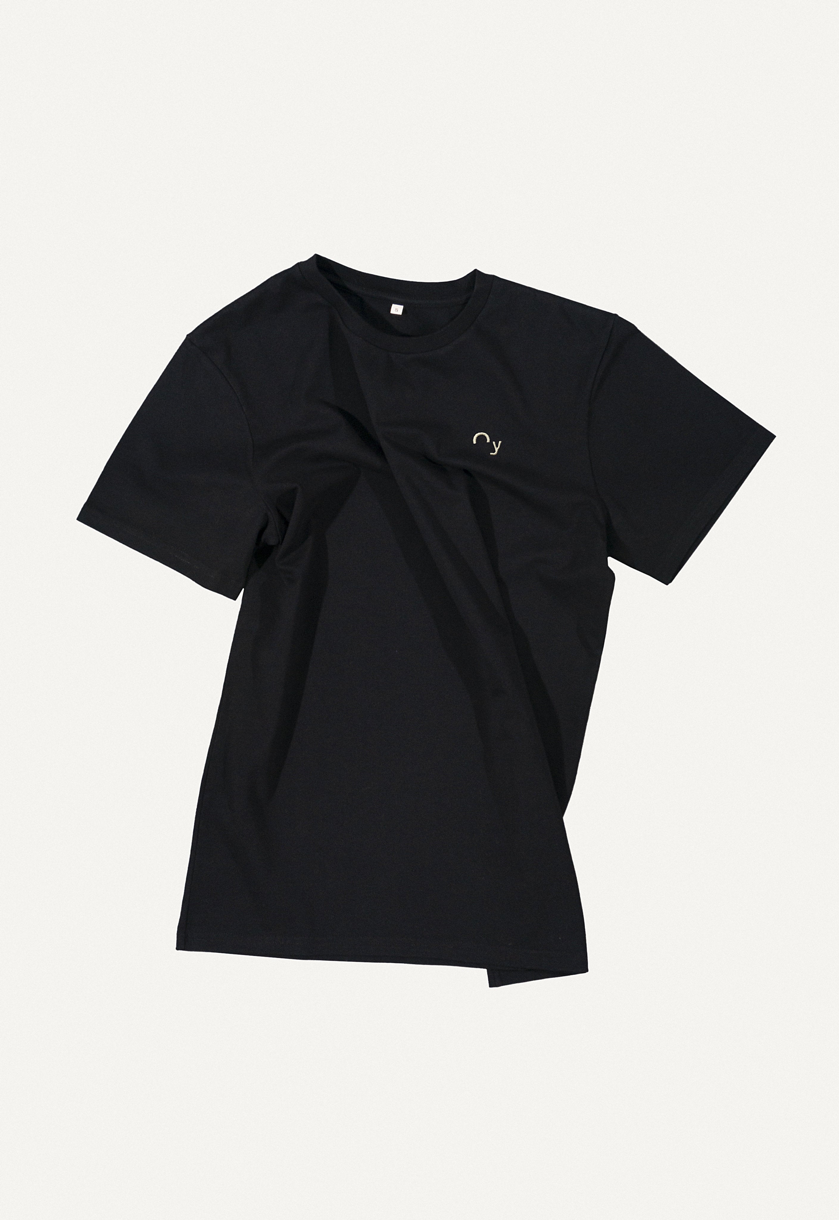 T-Shirt Unisex „Oy“ in Schwarz