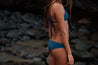 Surf Bikini Hose „Borneo“ in feather dark & jungle grün