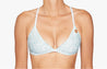 Surf Bikini Oberteil „Alma“ in square dots & appeal orange