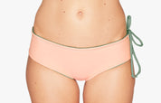 Surf Bikini Hose „Papua“ in moss grün & appeal orange
