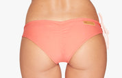 Surf Bikini Hose „Borneo“ in crabapple orange & coral cloud pink
