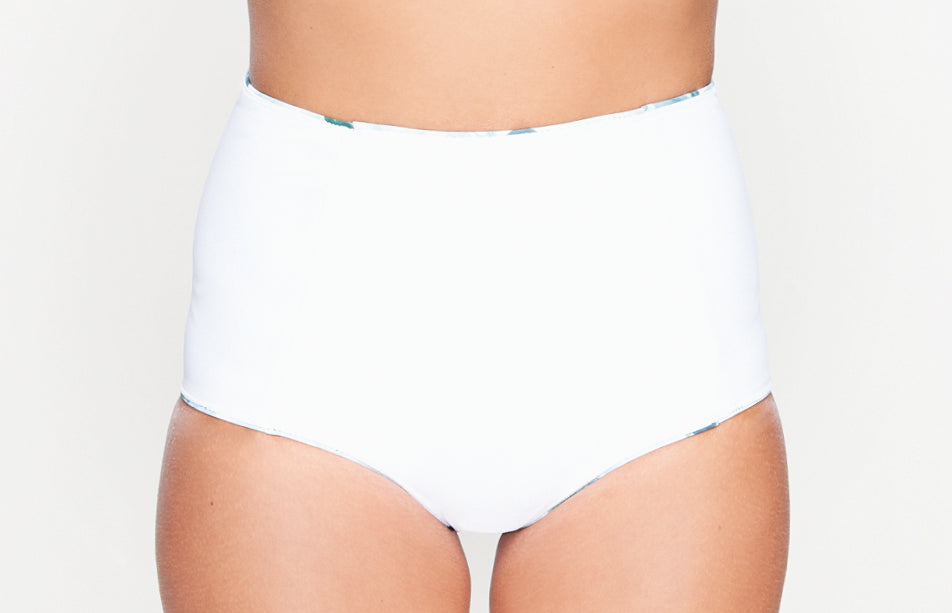 Surf Bikini Hose „Phuket“ in leaf & weiss