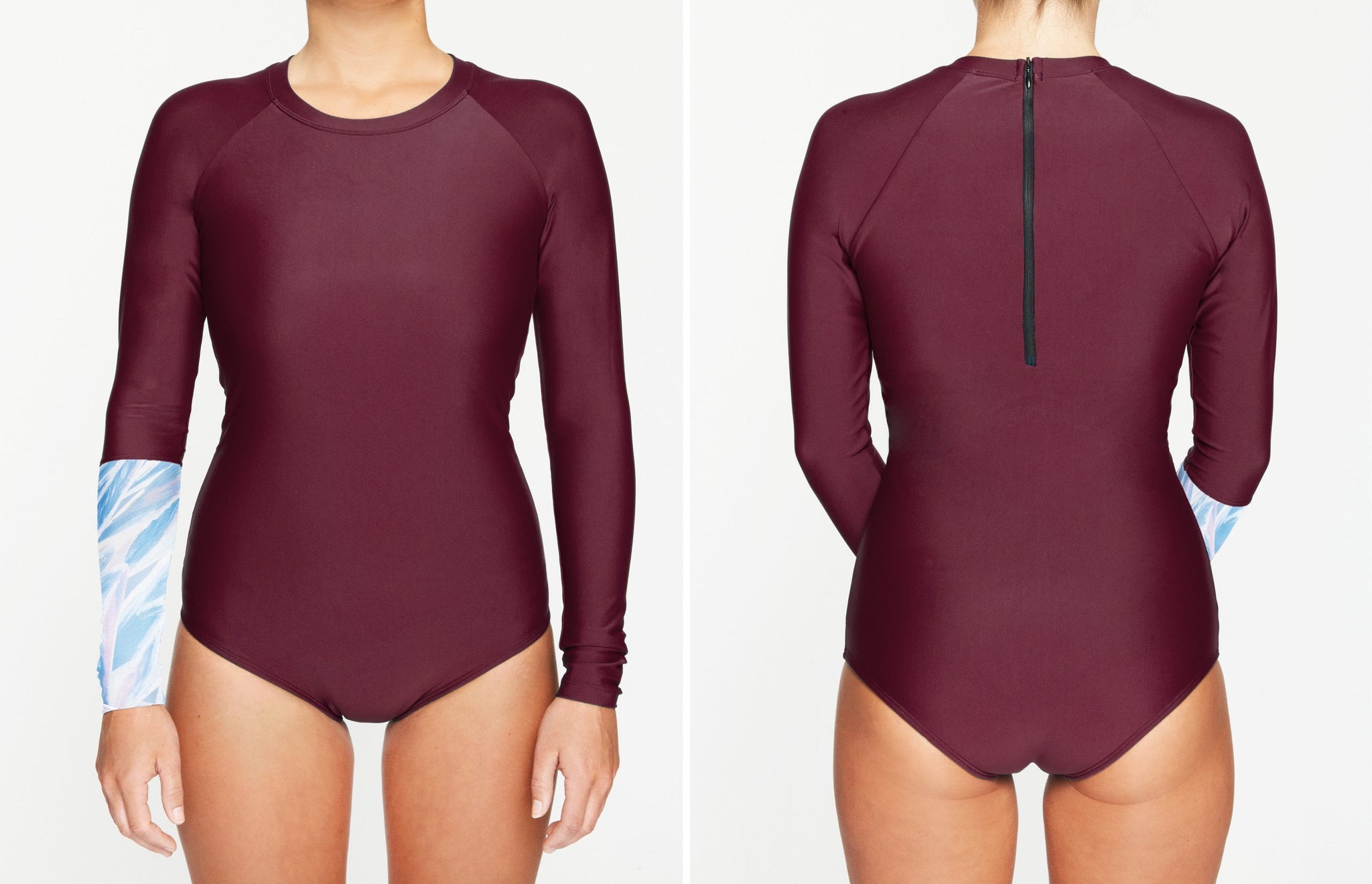 Surfanzug „Flores“ in wine rot & feather LT
