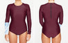 Surfanzug „Flores“ in wine rot & feather LT