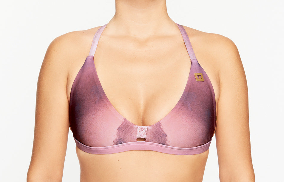 Surf Bikini Oberteil „Kassia“ in sahara rot