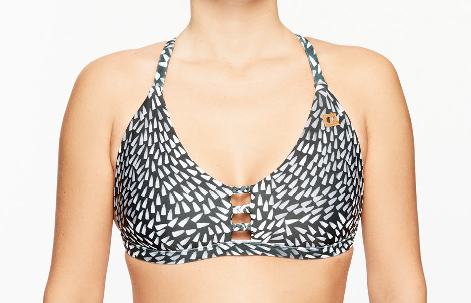 Surf Bikini Oberteil „Santi“ in brush