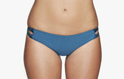 Bikini Hose „Hawaii“ in teal & frost blau