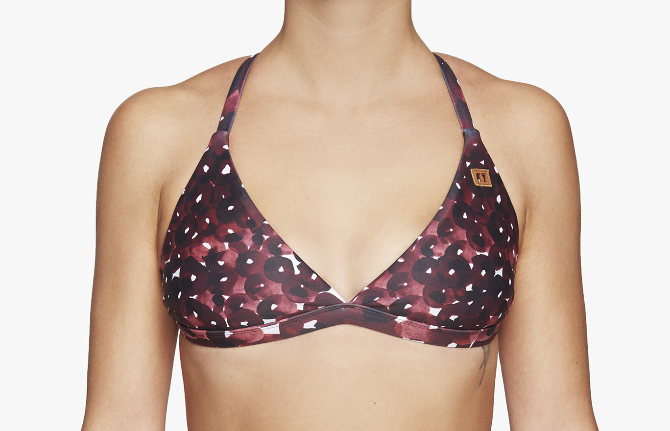 Surf Bikini Oberteil „Malea“ in blossom rot