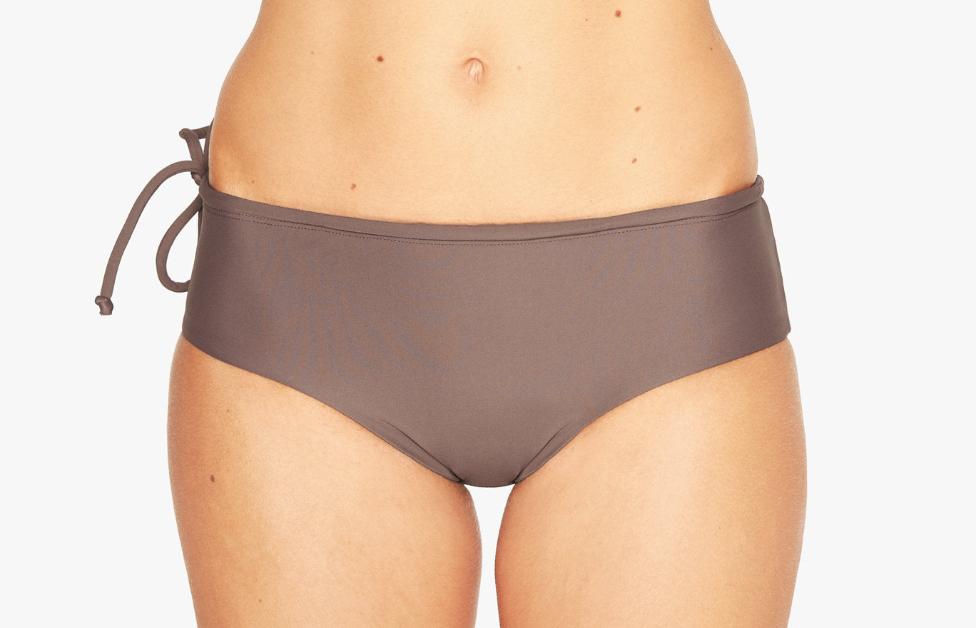 Surf Bikini Hose „Papua“ in mauve braun