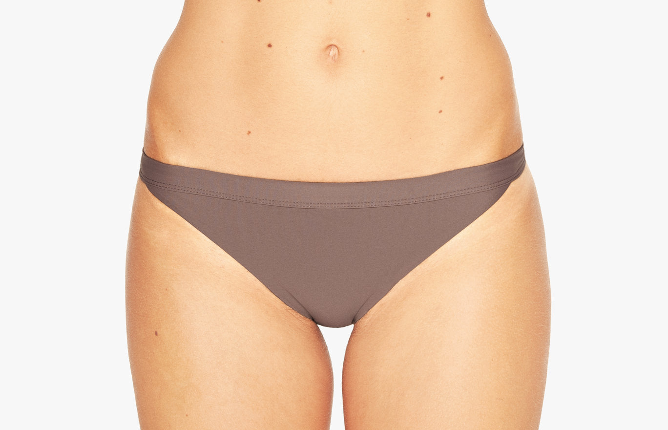 Bikini Hose „Rio“ in mauve braun