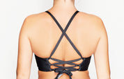 Surf Bikini Oberteil „Lou“ in schwarz