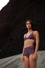 Surf Bikini Oberteil „Malea“ in blossom rot